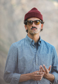 Chemise Chambray Japonais - Rétro Fit