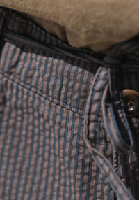 City Short - Seersucker Brown