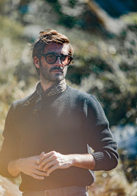 Pull Militaire Lambswool Noir