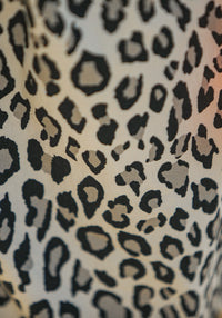 Beach Short - Leopard Japonais Crème