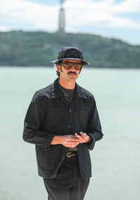 Veste Worker Canvas Japonais Black - New Fit