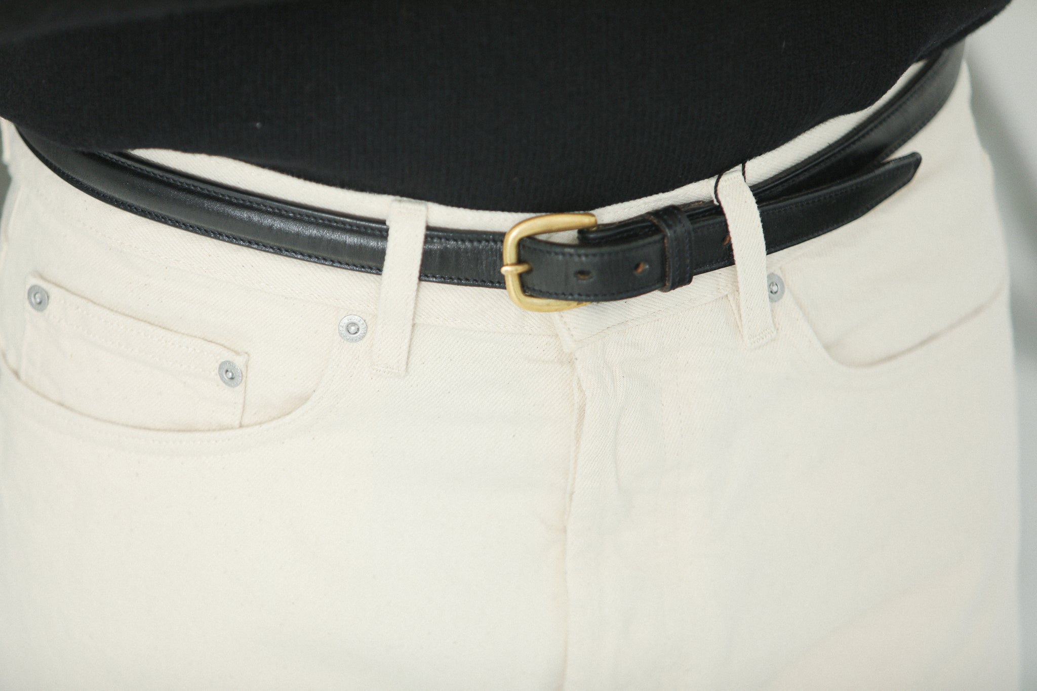 Jean Denim Creme -  Athletic Fit