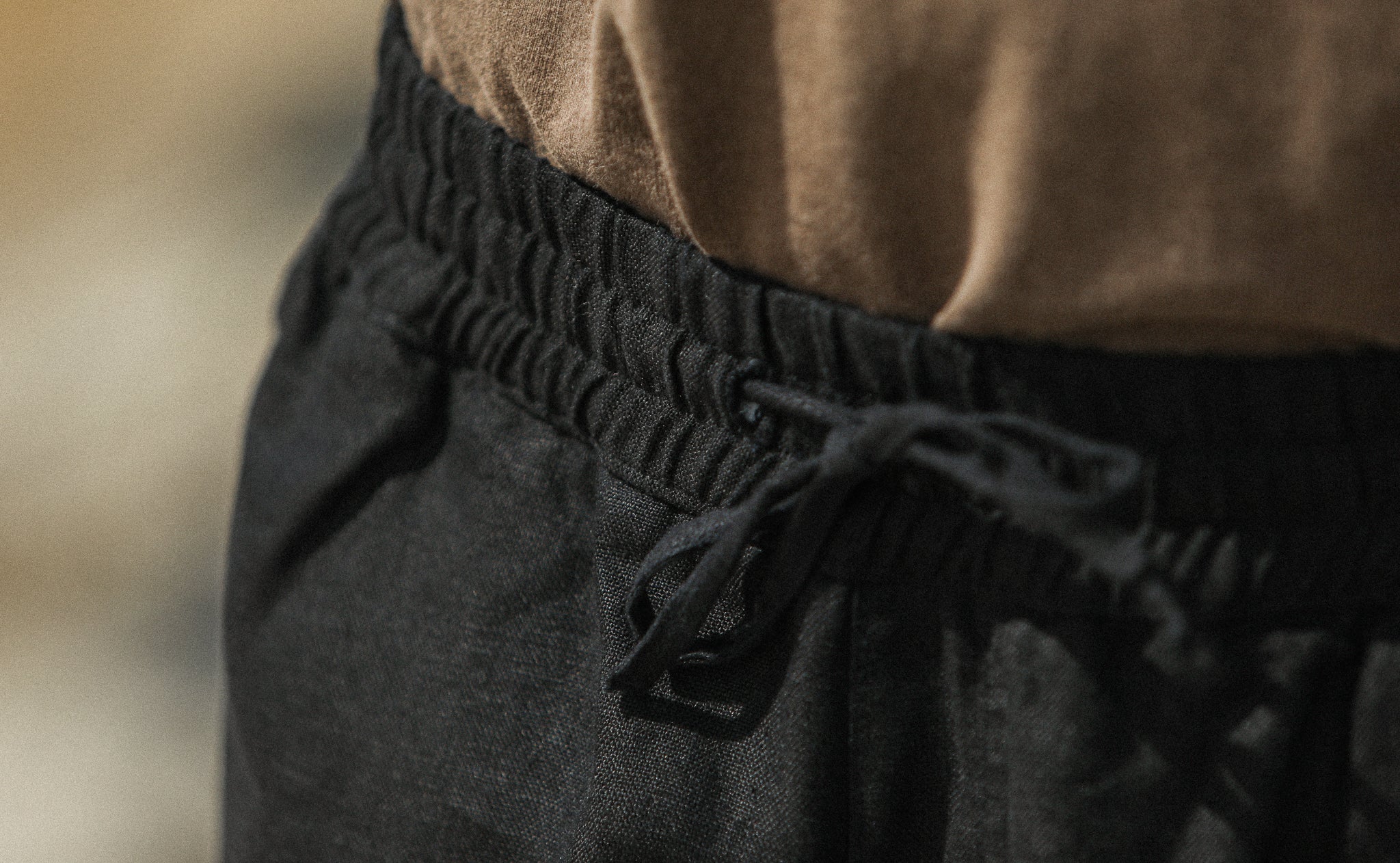 Beach Short - Lin Noir
