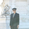 Blazer Croisé Flanelle Noire Light Oversize