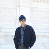 Cardigan Confort Lambswool Navy