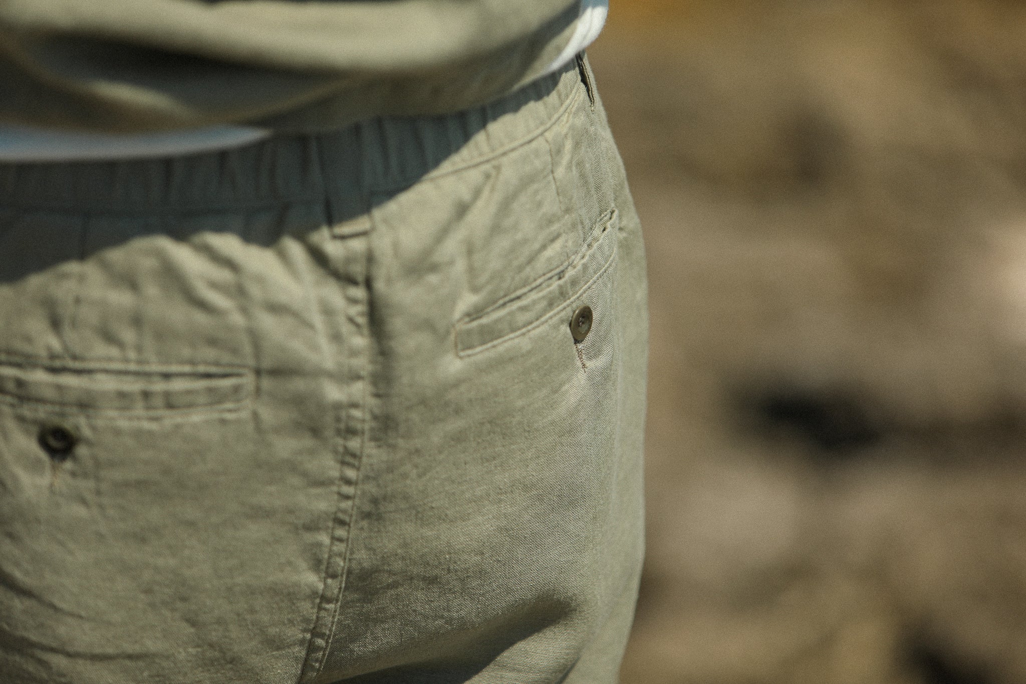 City Pant Lin Gray Green