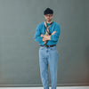 Jean Selvedge blue bleach -  Confort Fit