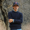 Back in stock ! Pull Militaire Lambswool Navy