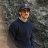 Back in stock ! Pull Militaire Lambswool Navy
