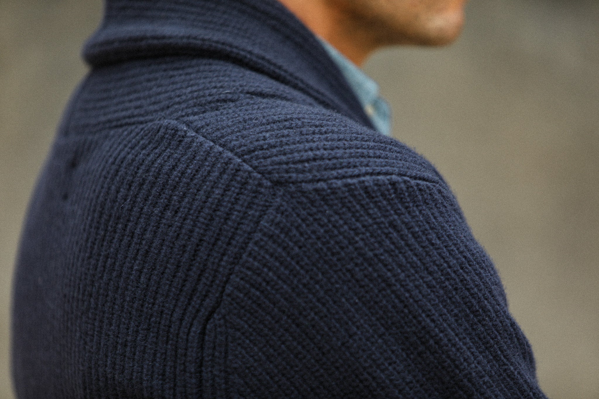 Back in stock ! Cardigan Laine Lambswool Navy