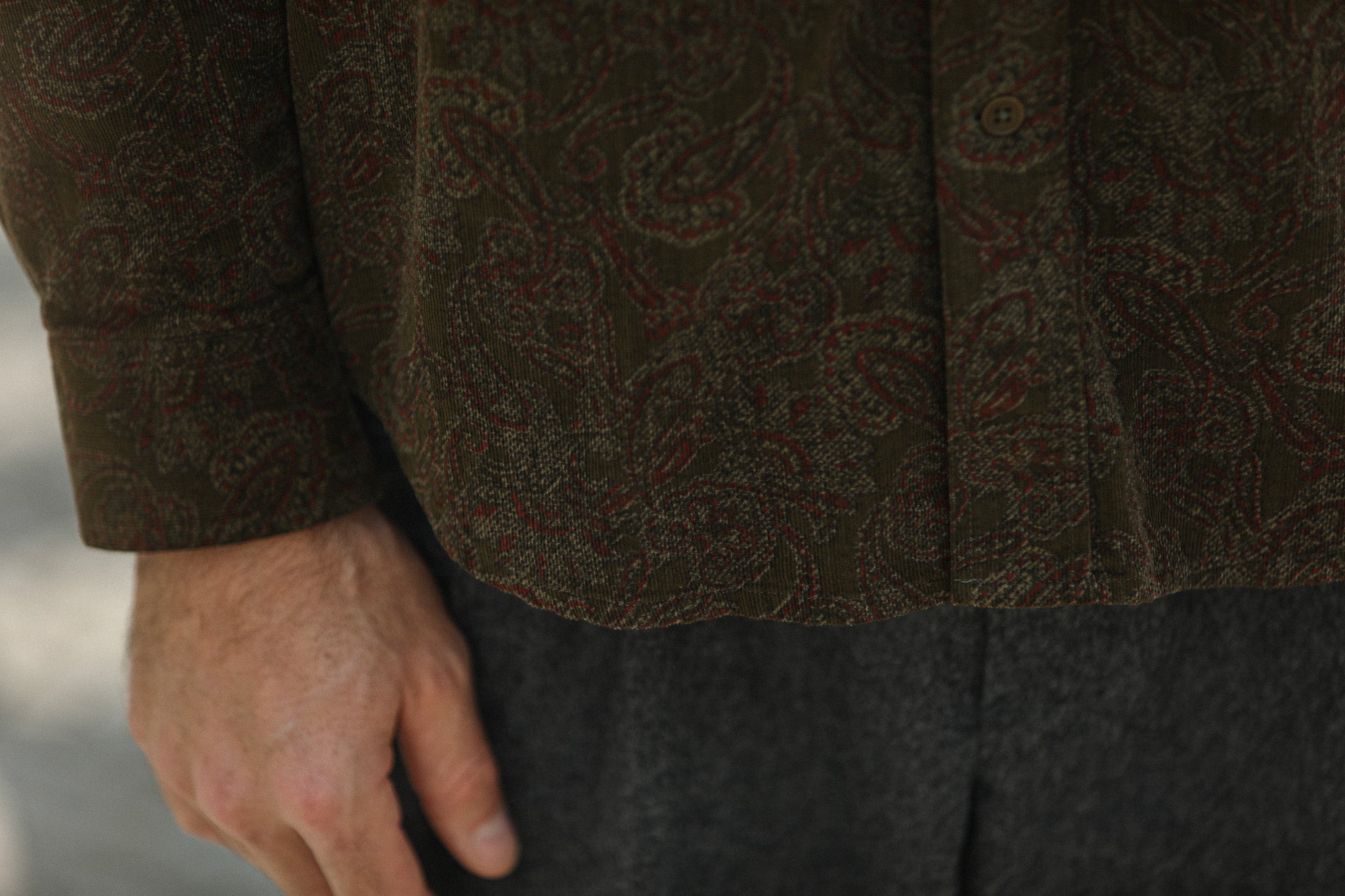 Surchemise Velours Japan Paisley - New Modern Fit
