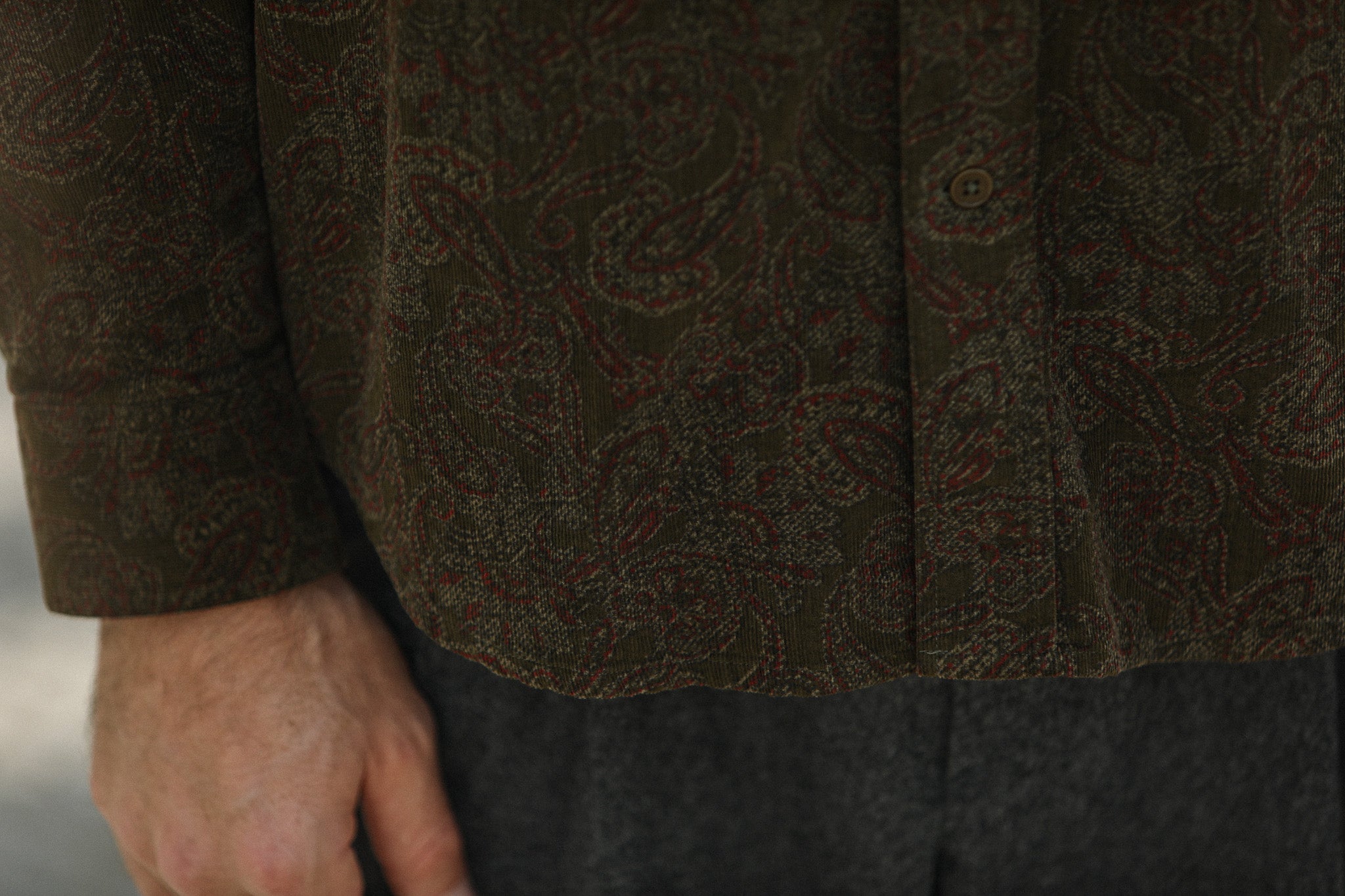 Surchemise Velours Japan Paisley - New Modern Fit