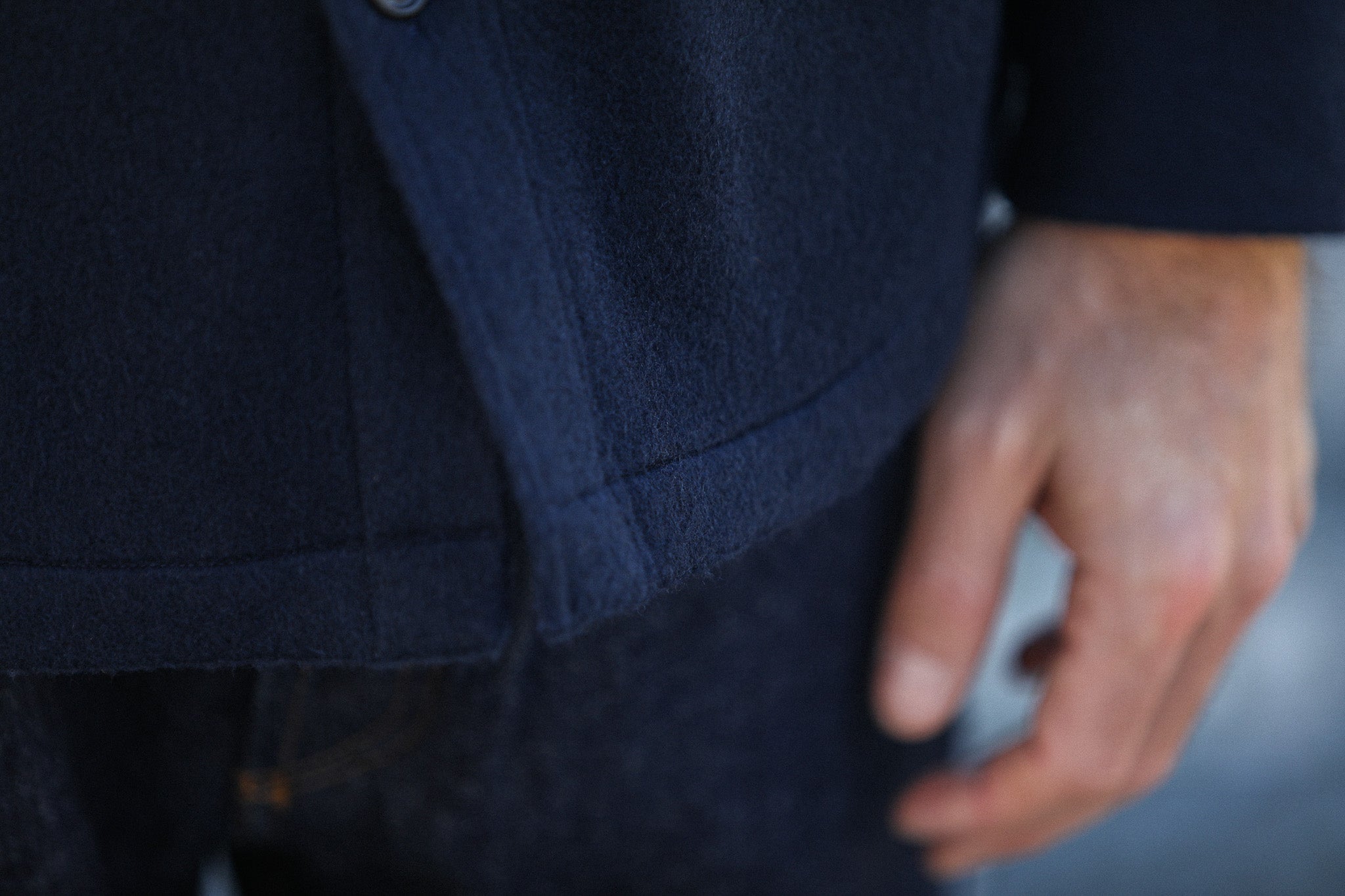 Surchemise Militaire - Laine Mérinos Navy