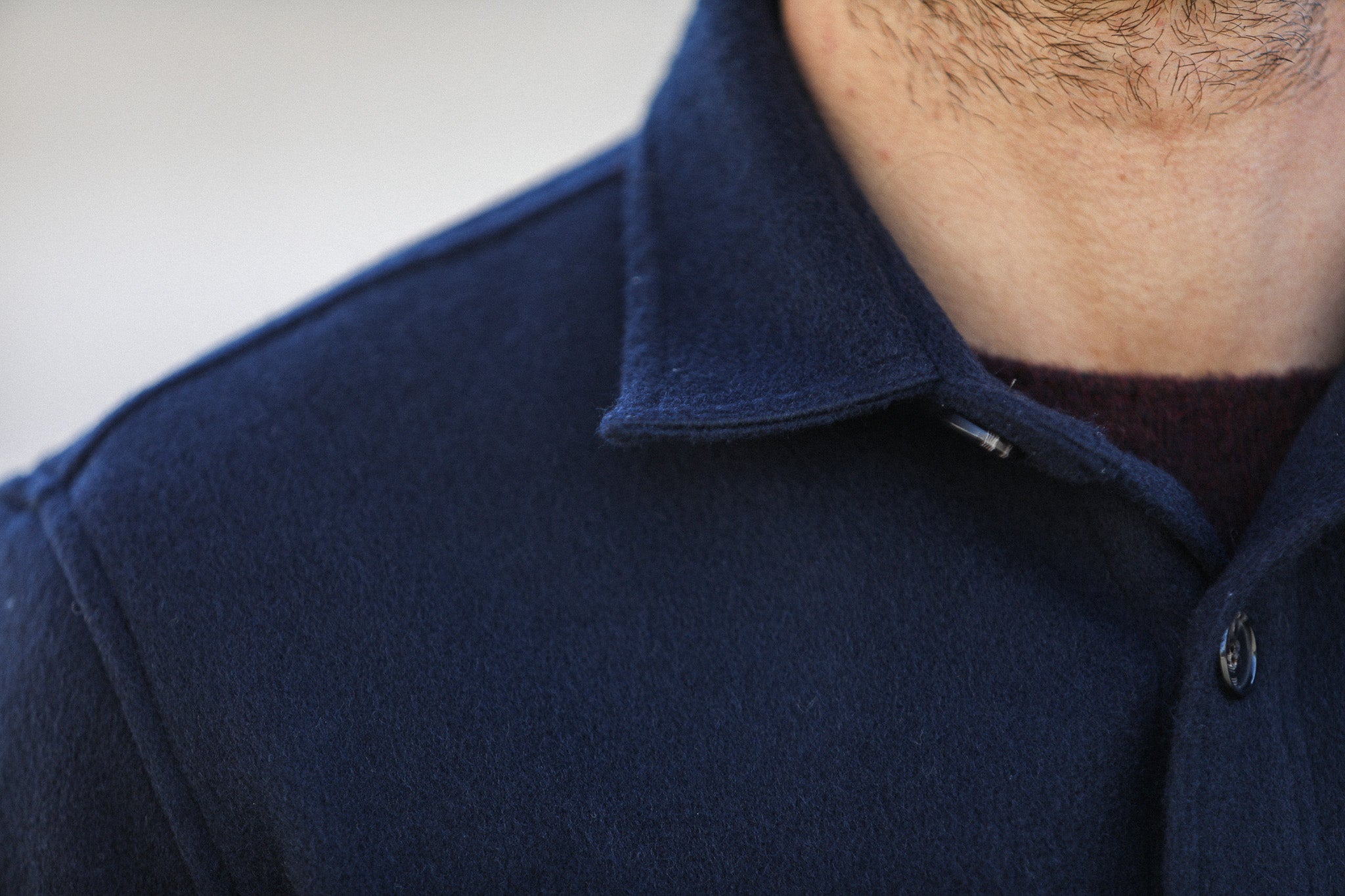 Surchemise Militaire - Laine Mérinos Navy