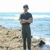 Chino Militaire Double Pince Lin Khaki - Comfort Fit