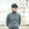 Pull Col Roulé Lambswool Dark Grey