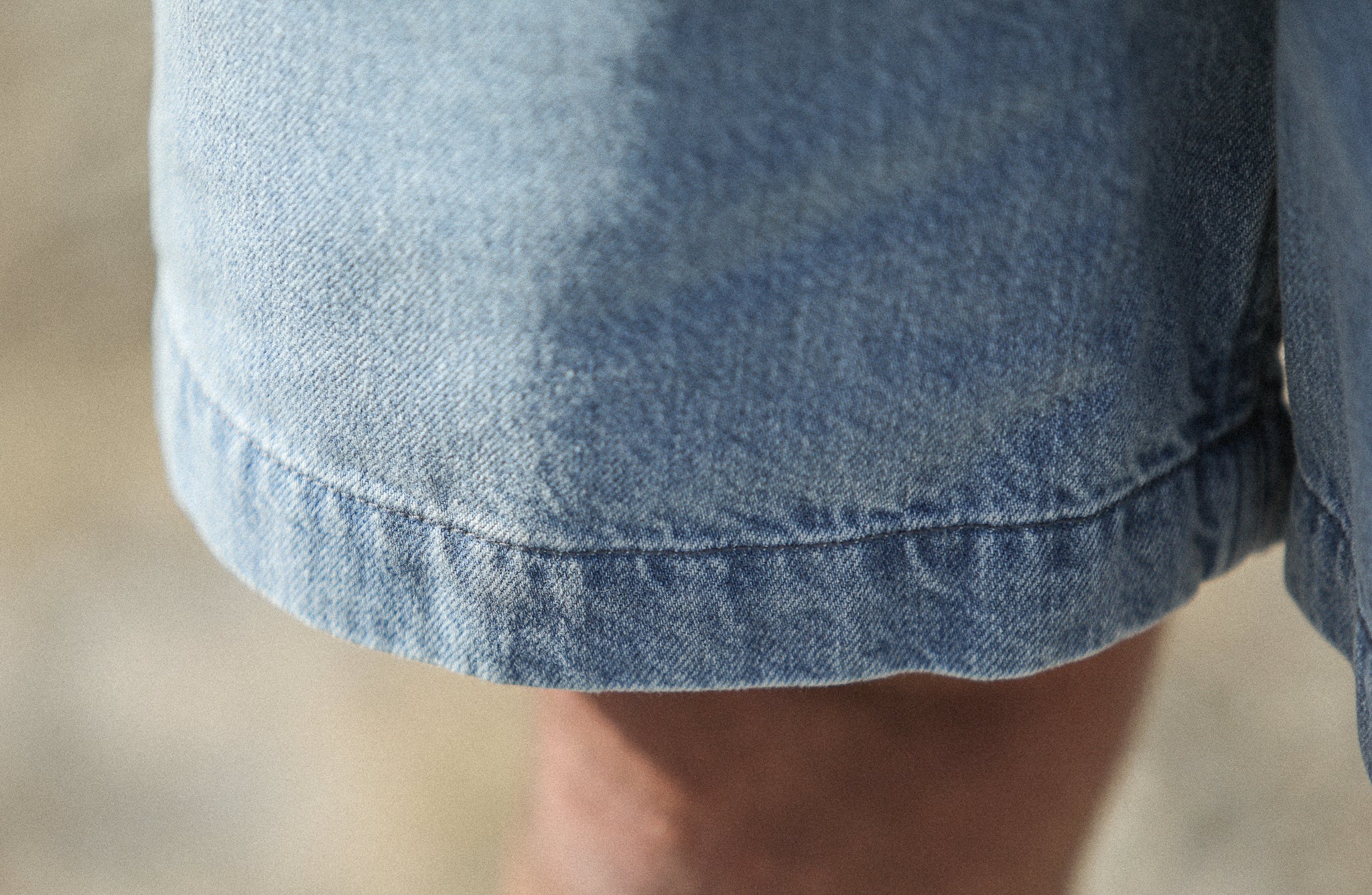 Beach Short Denim Japonais Bleach