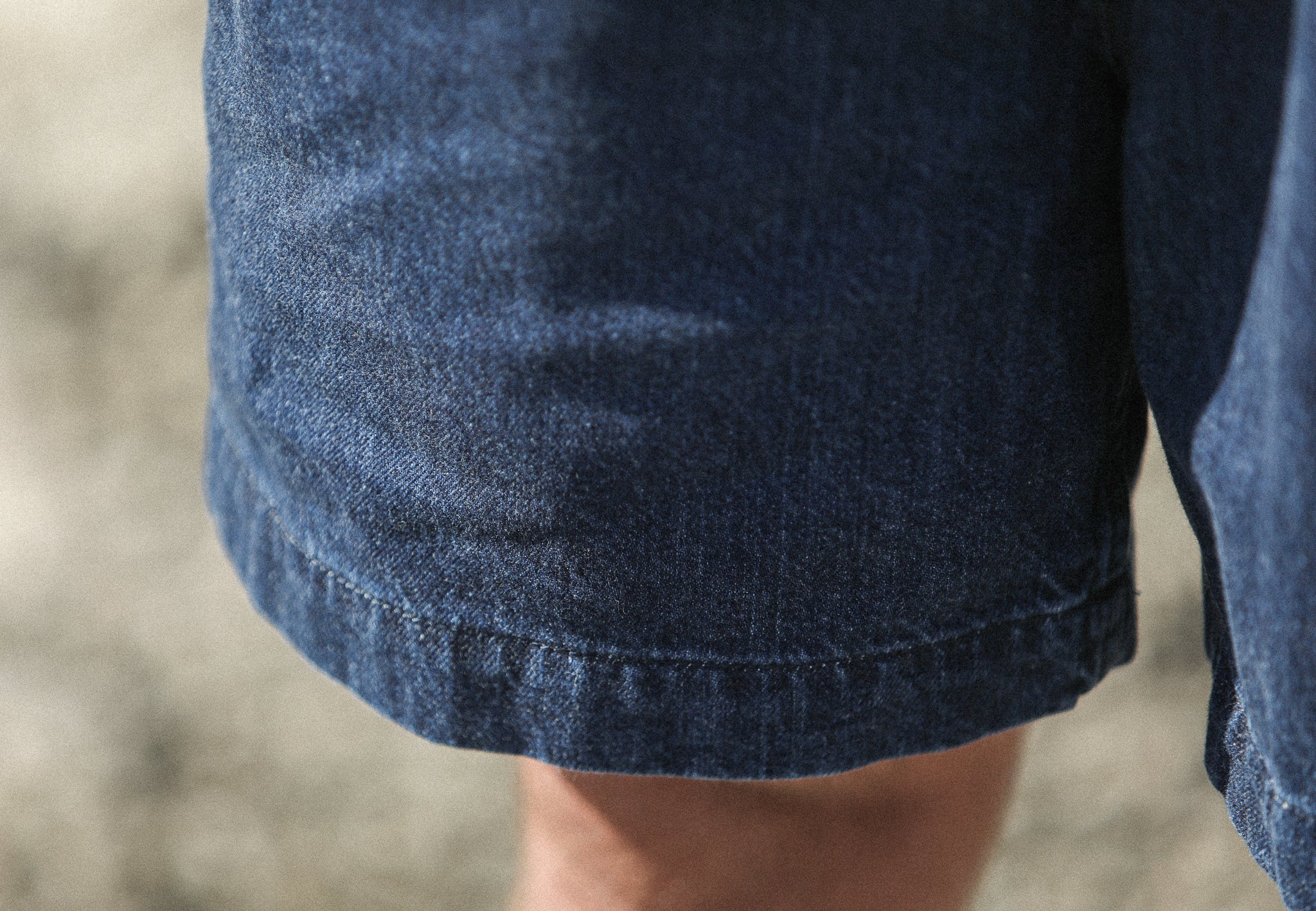 Beach Short Denim Japonais Stone Wash