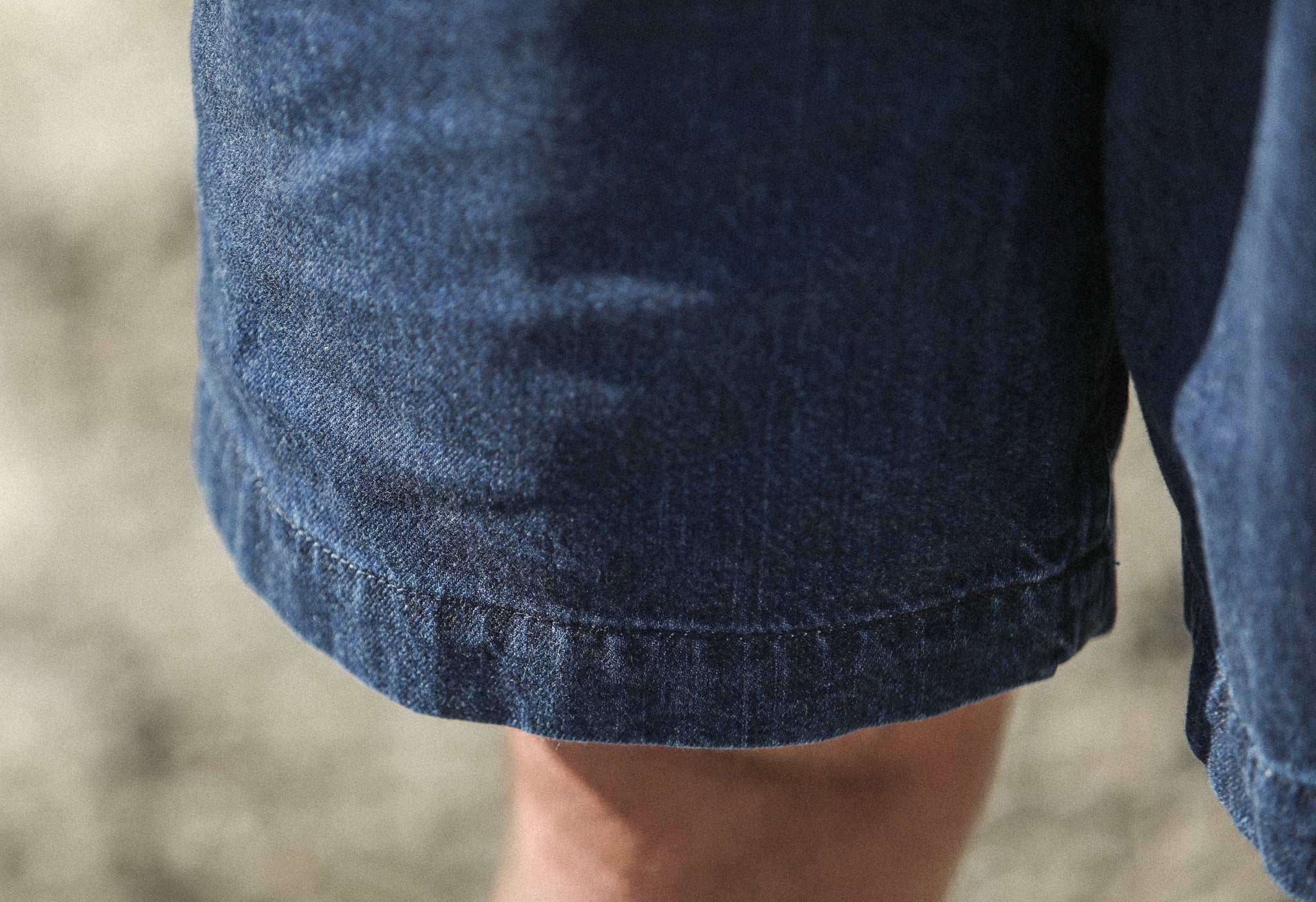 Beach Short Denim Japonais Stone Wash