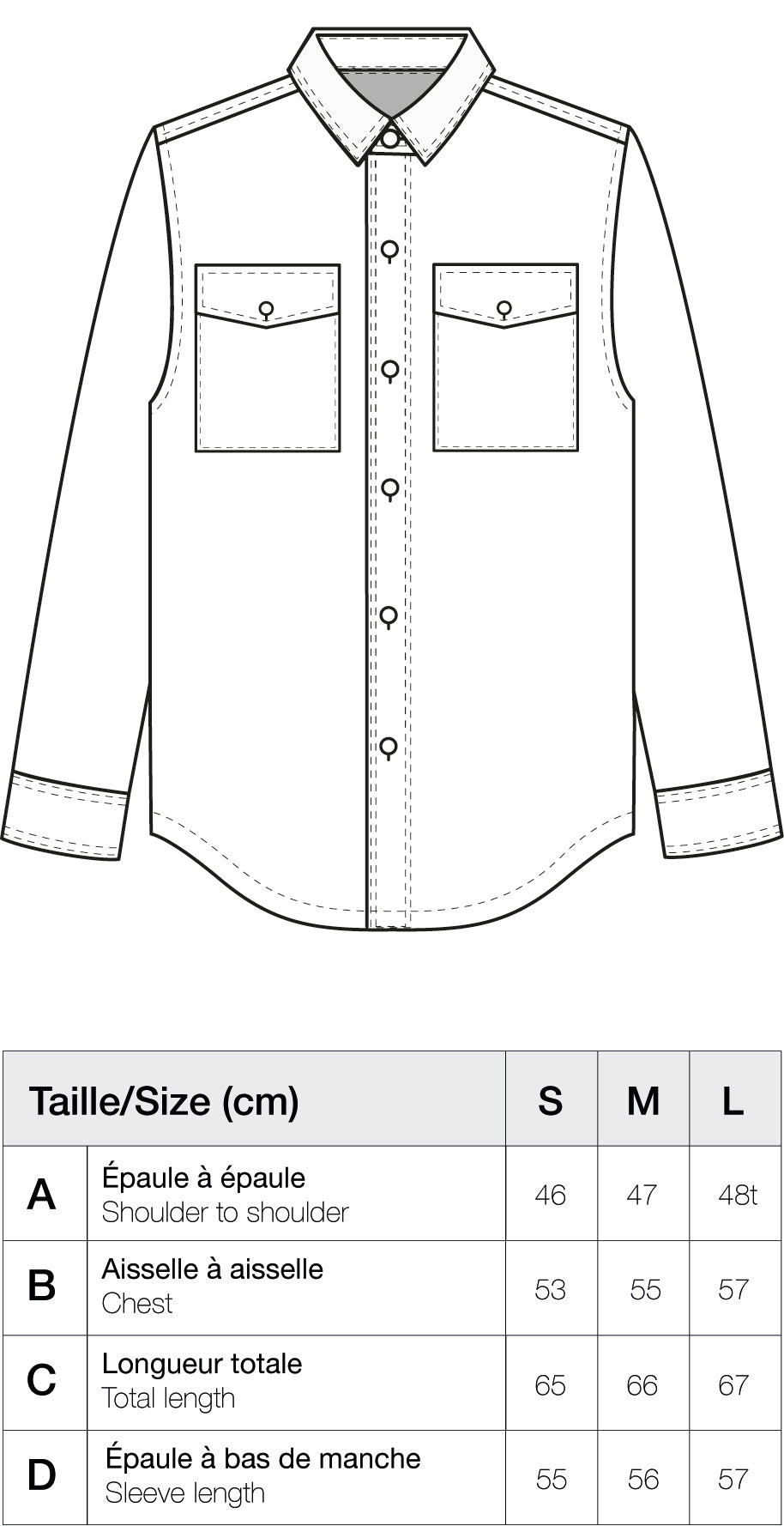 Guide des tailles