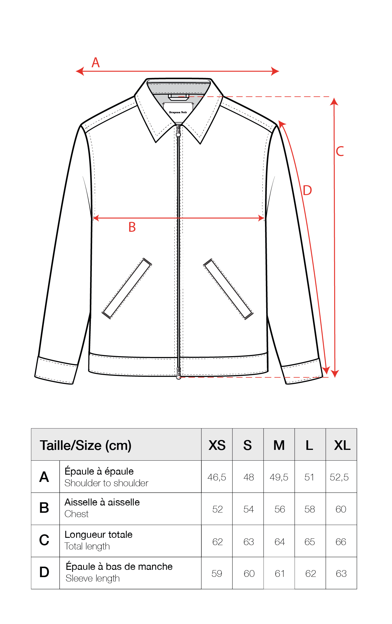 Guide des tailles