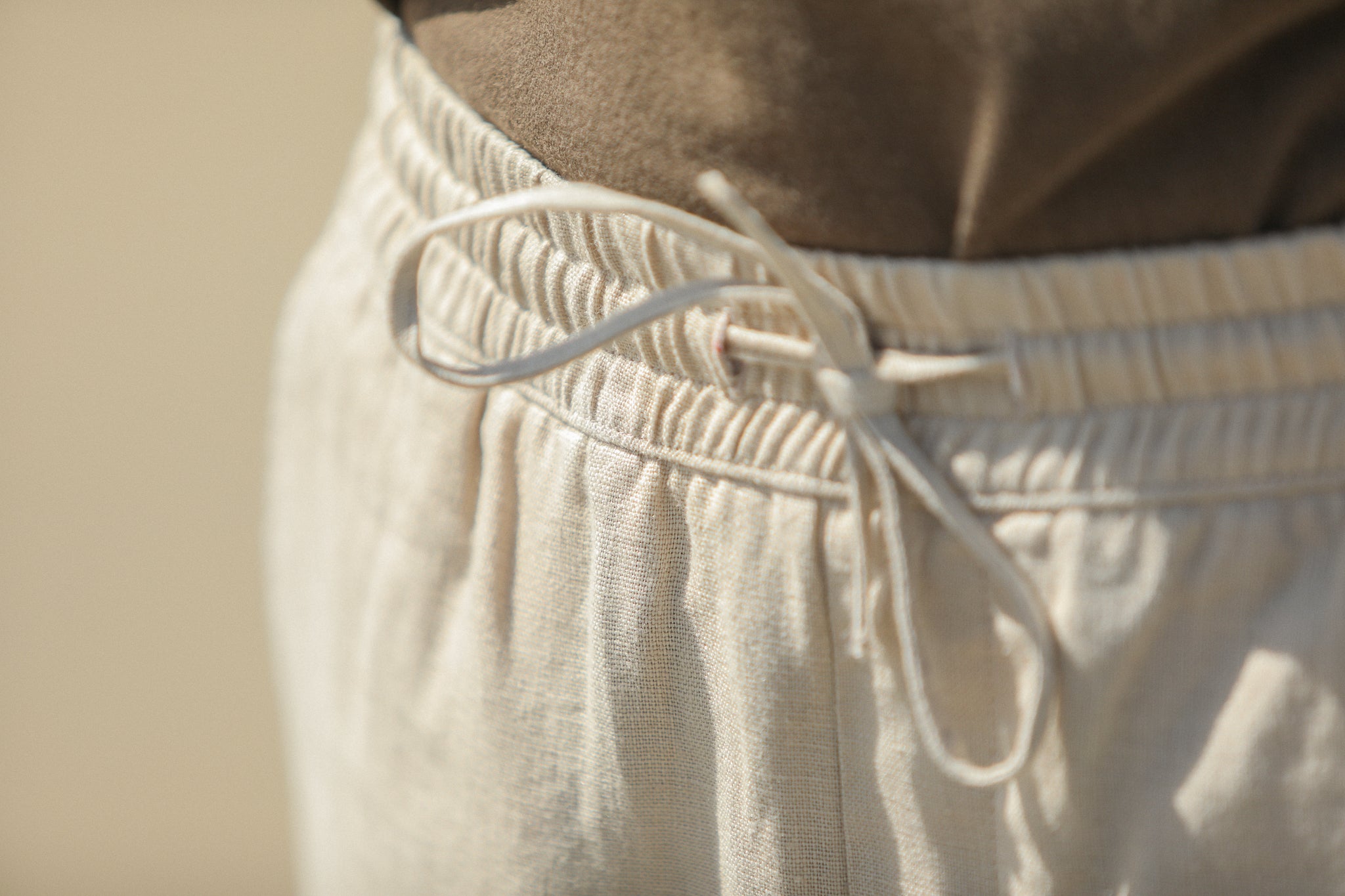 Beach Pant - Lin Beige