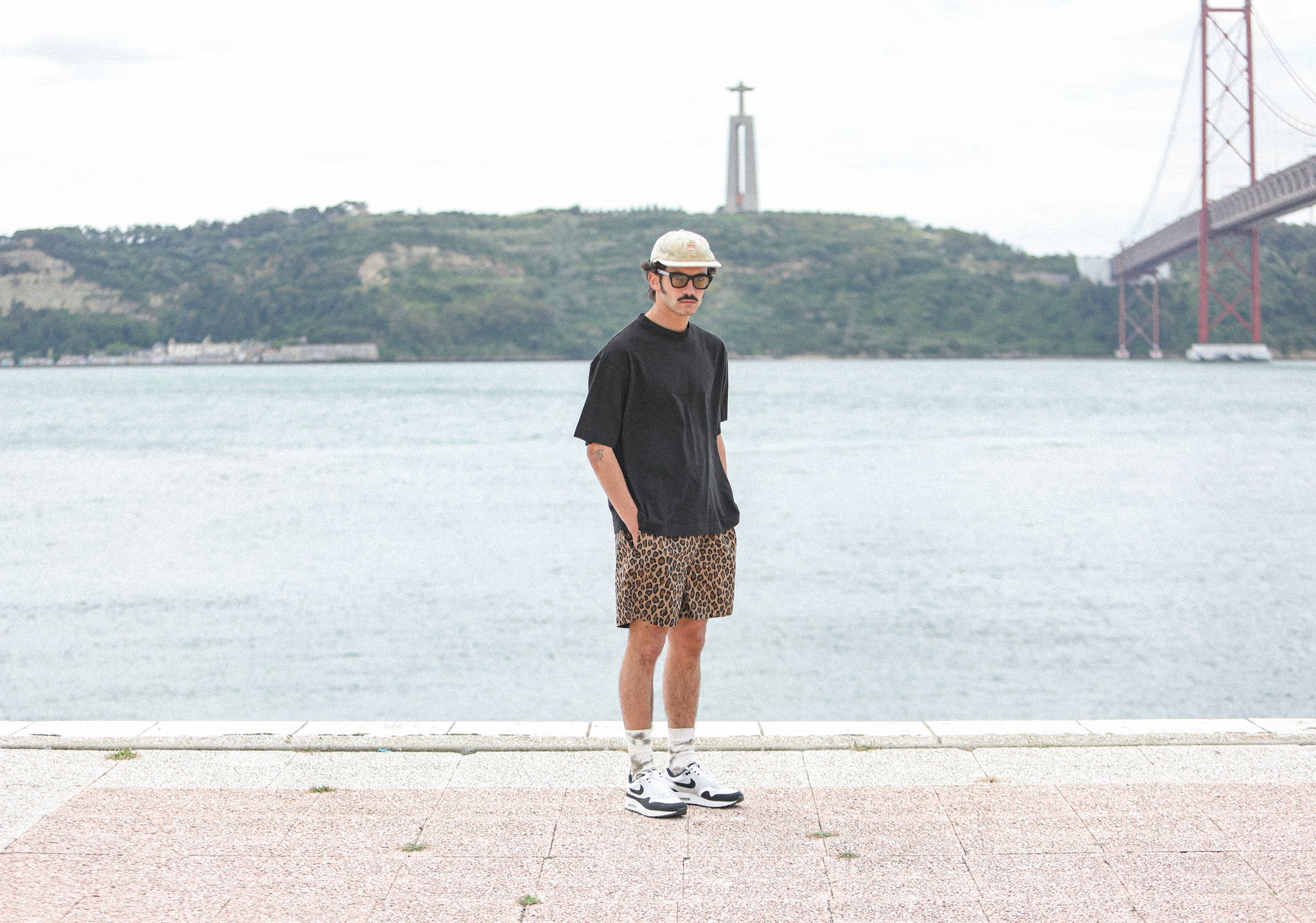 Beach Short - Camo Leopard Japonais