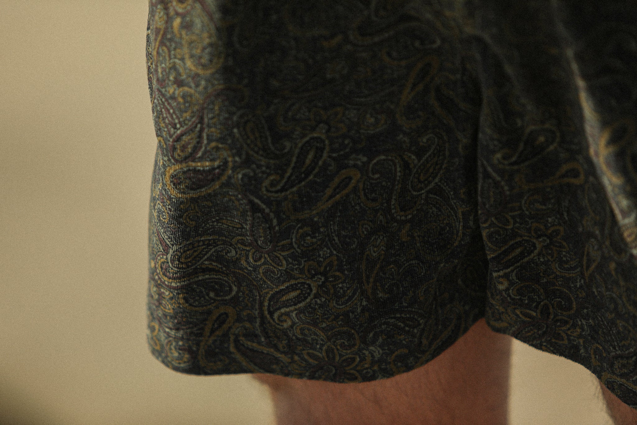 Beach Shorts - Velours Japonais Paisley