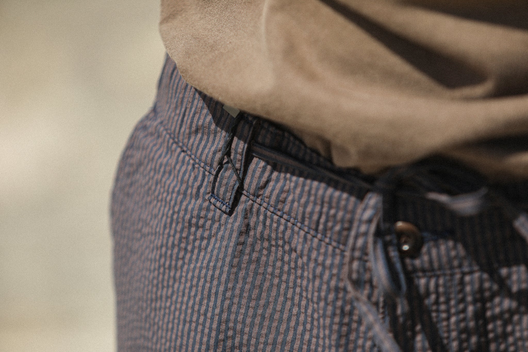 City Short - Seersucker Brown