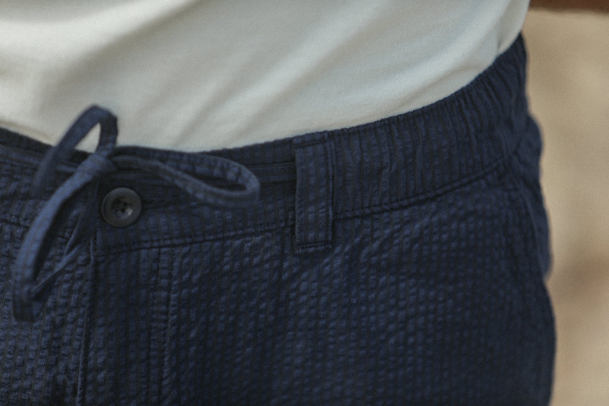 City Short - Seersucker Navy