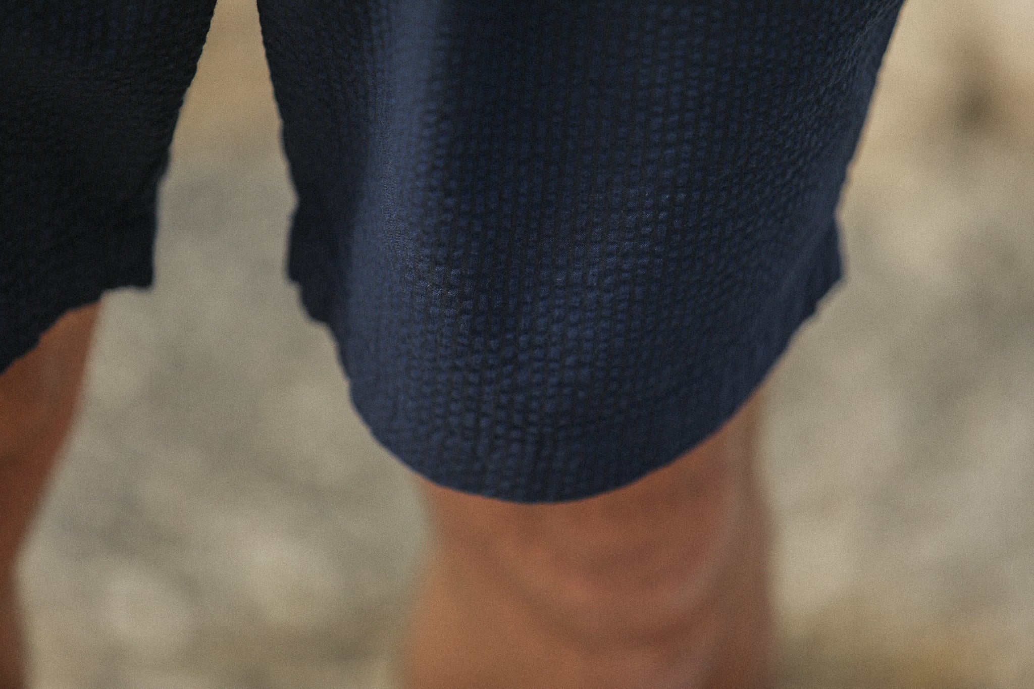 City Short - Seersucker Navy
