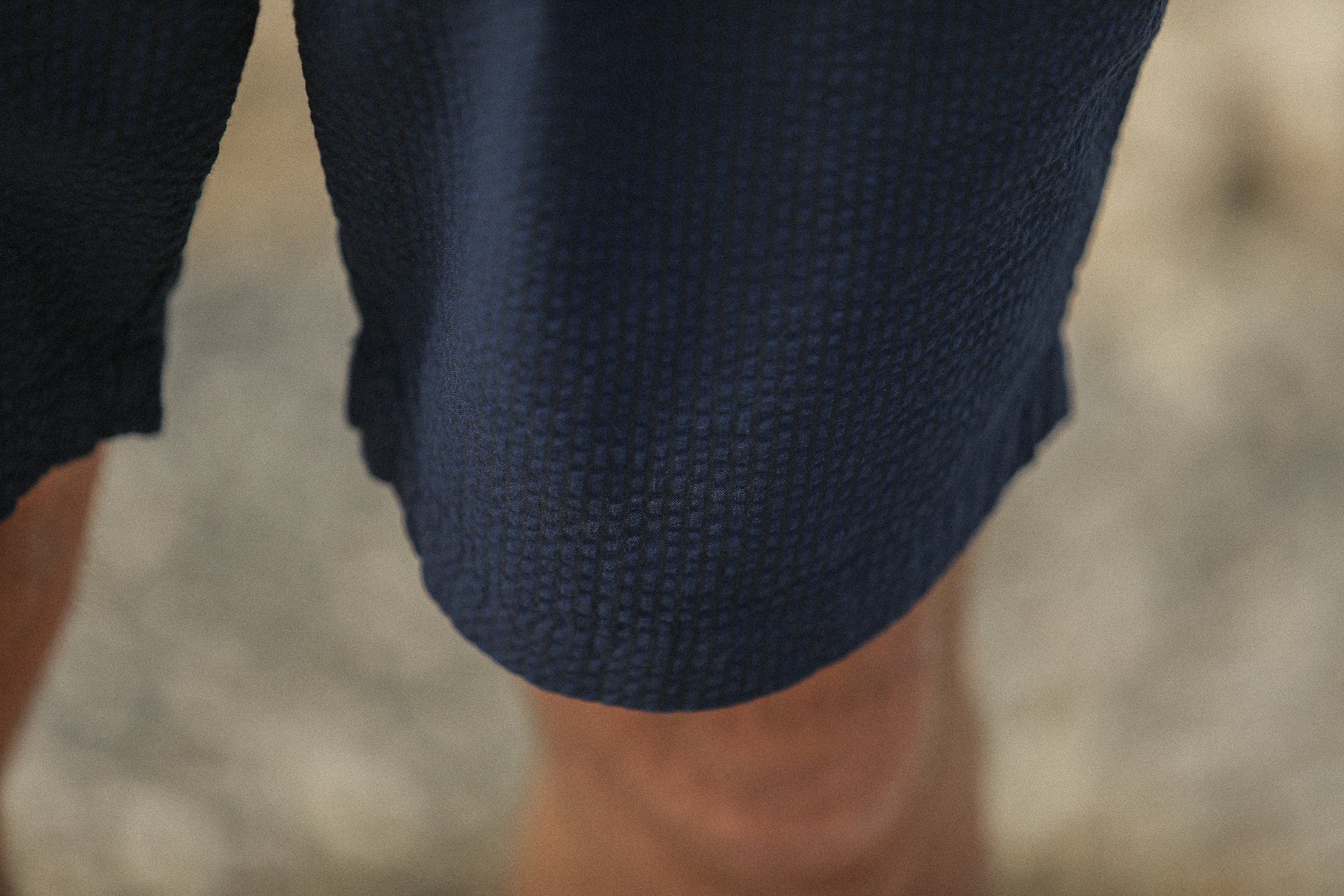 City Short - Seersucker Navy