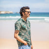 Chemise Camp Collar Bandana Vert