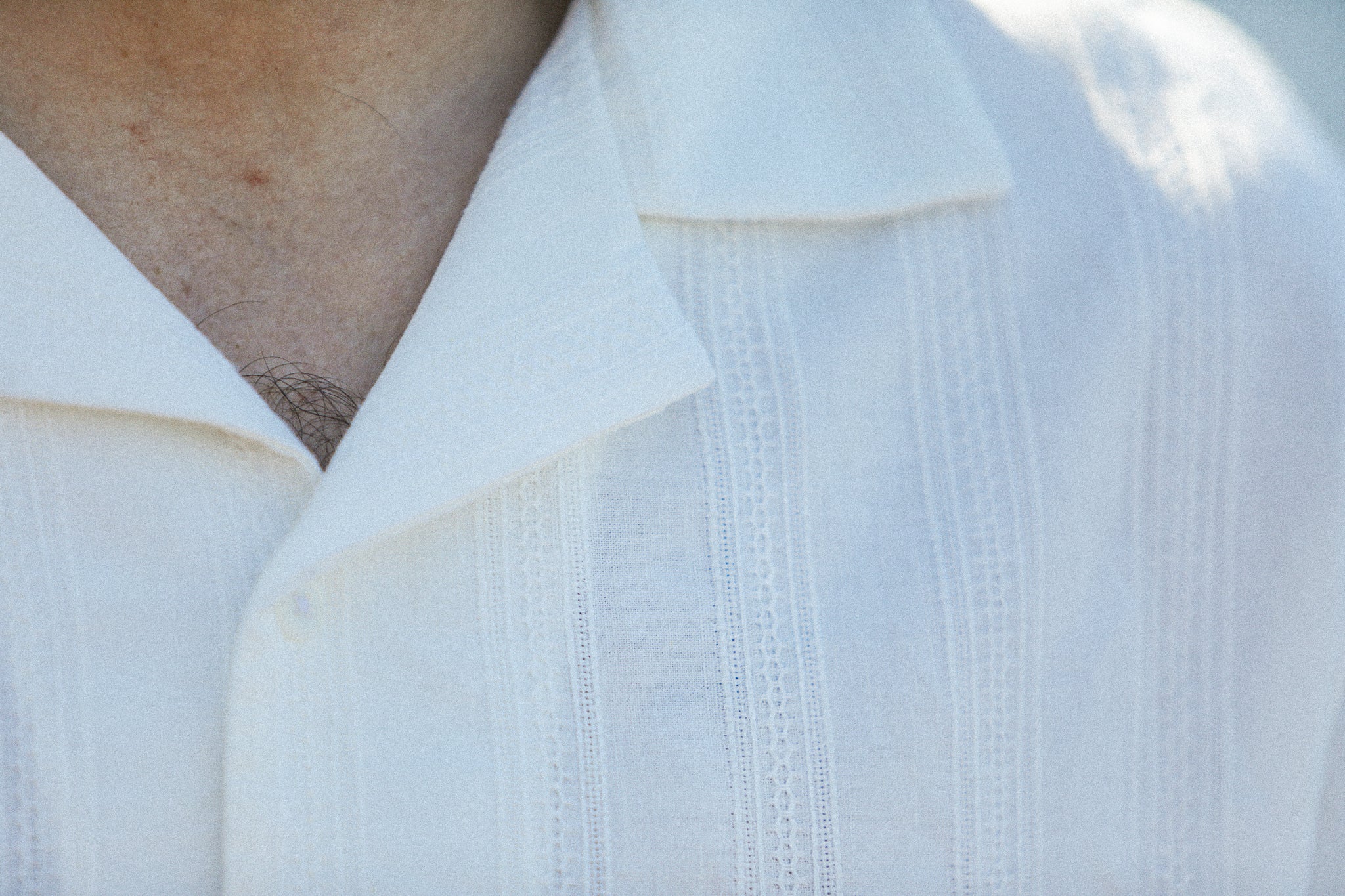 Camp Collar Japonaise Brodée - Modern Fit