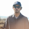 Camp Collar Stripes Navy - Modern Fit
