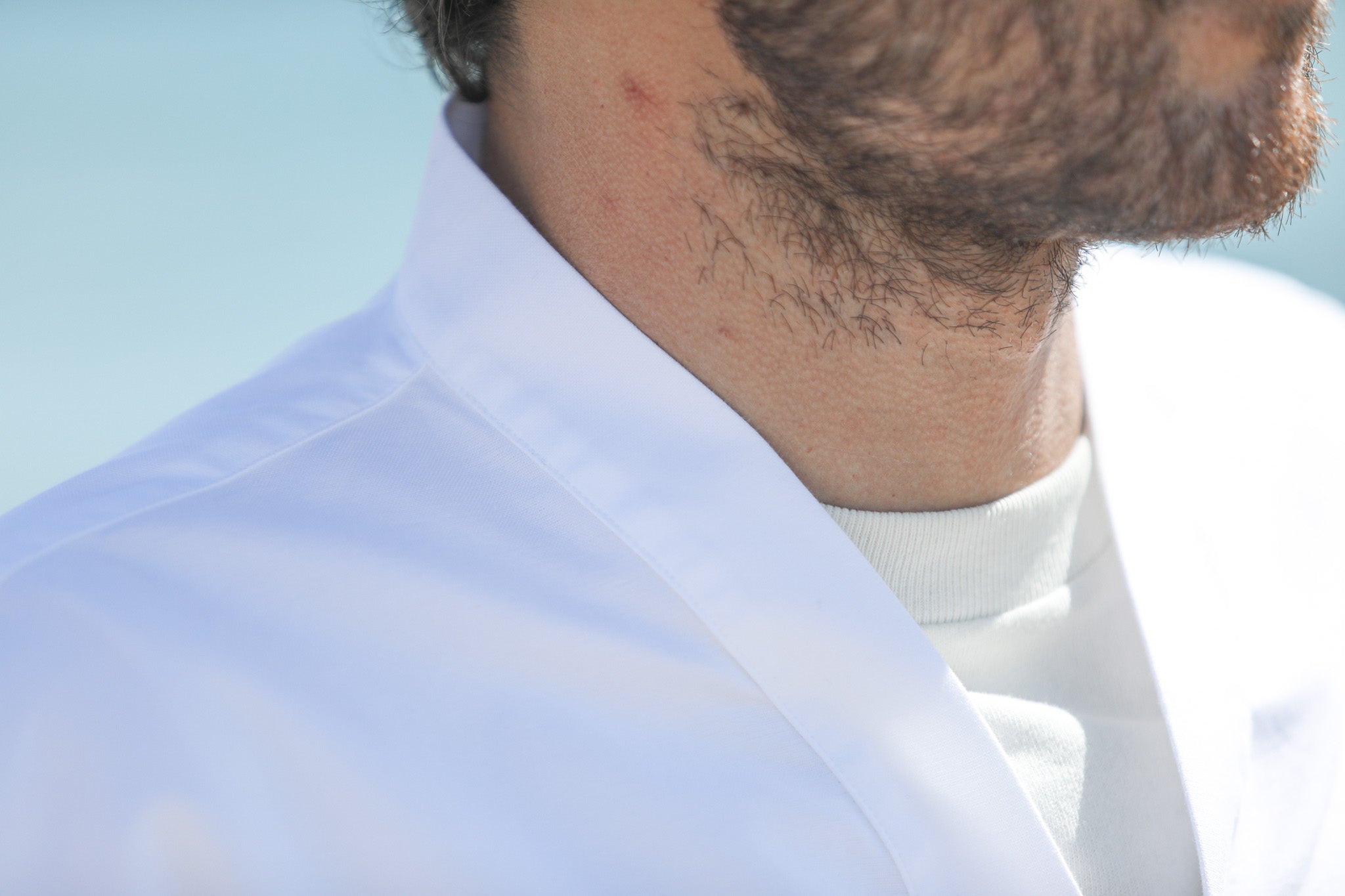 Cardigan Shirt Oxford White