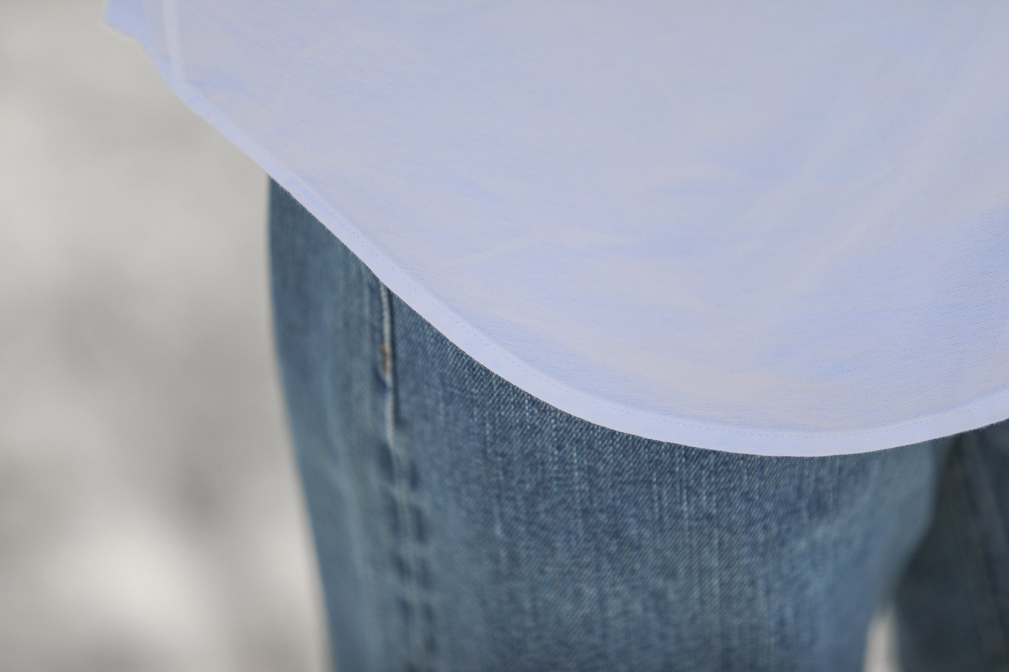 Cardigan Shirt Oxford White