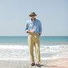 Chino Militaire Pince - Ripstop Japonais Beige