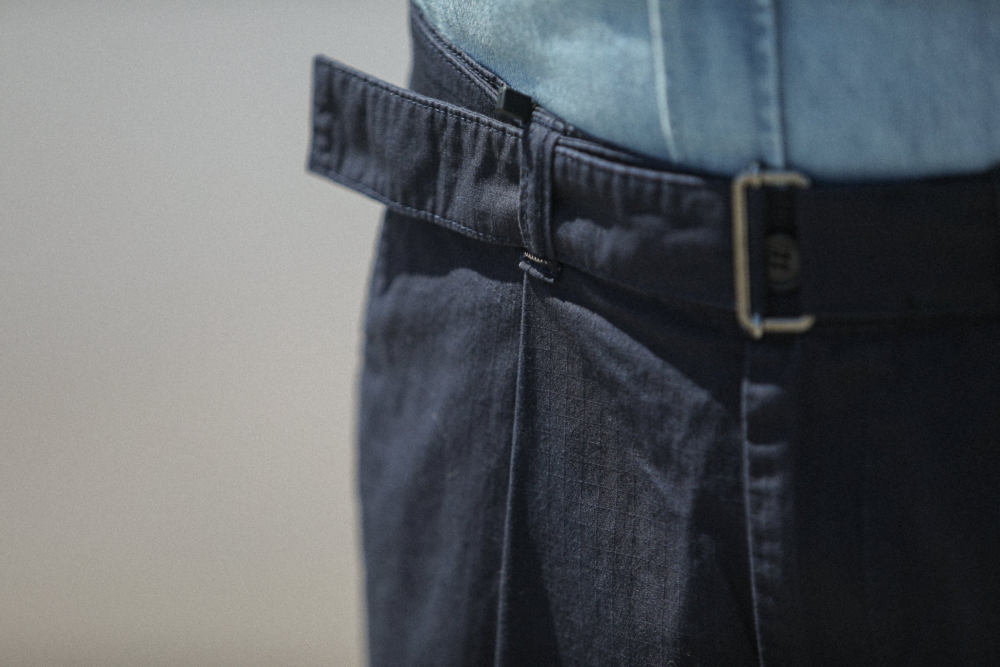 Chino Militaire Pince - Ripstop Japonais Navy