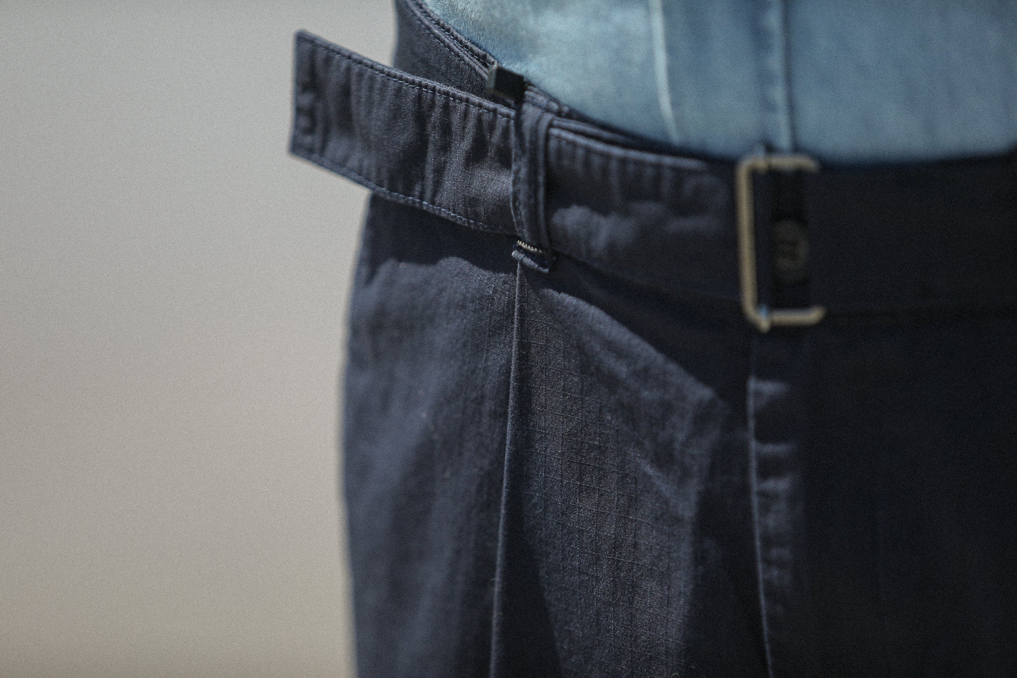Chino Militaire Pince - Ripstop Japonais Navy
