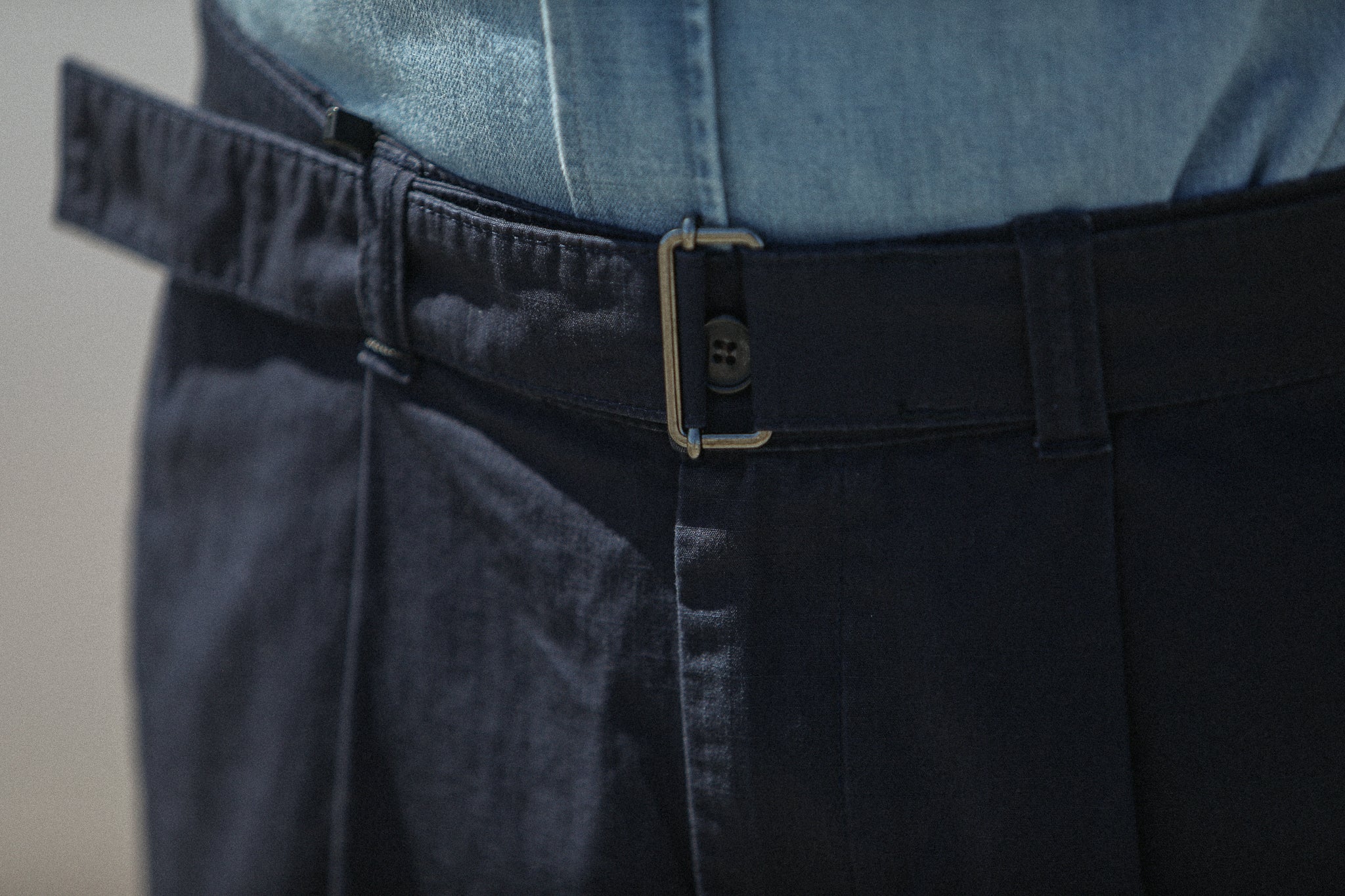 Chino Militaire Pince - Ripstop Japonais Navy