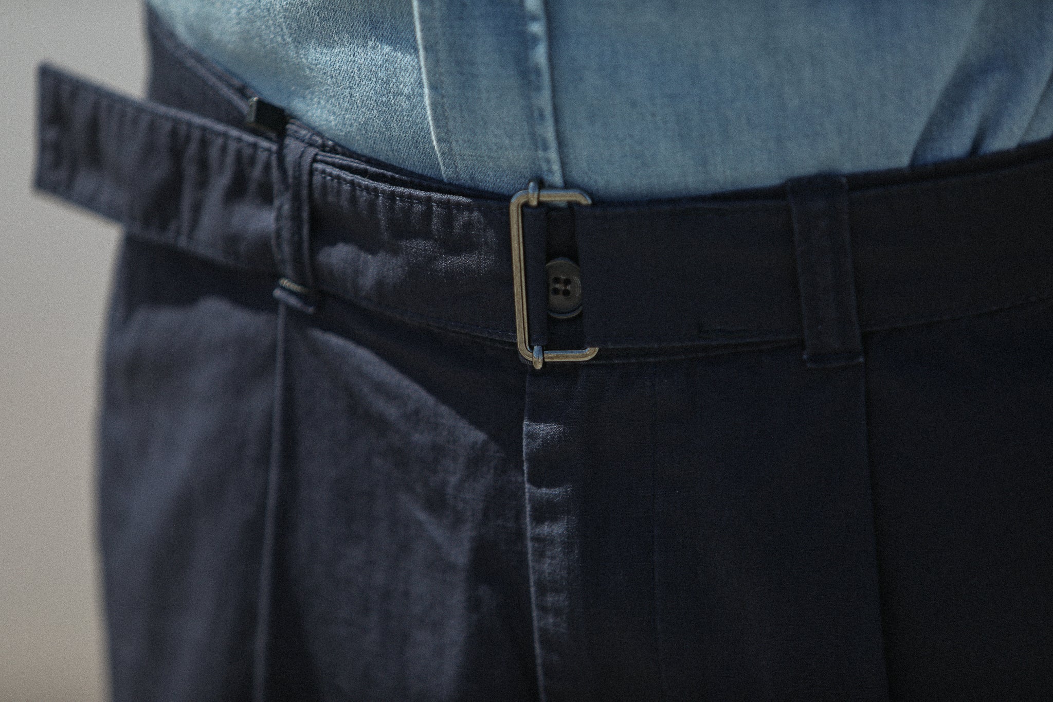 Chino Militaire Pince - Ripstop Japonais Navy