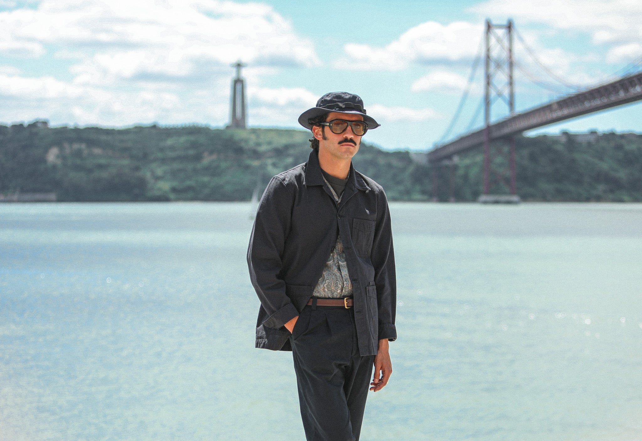 Veste Worker Canvas Japonais Navy - New Fit