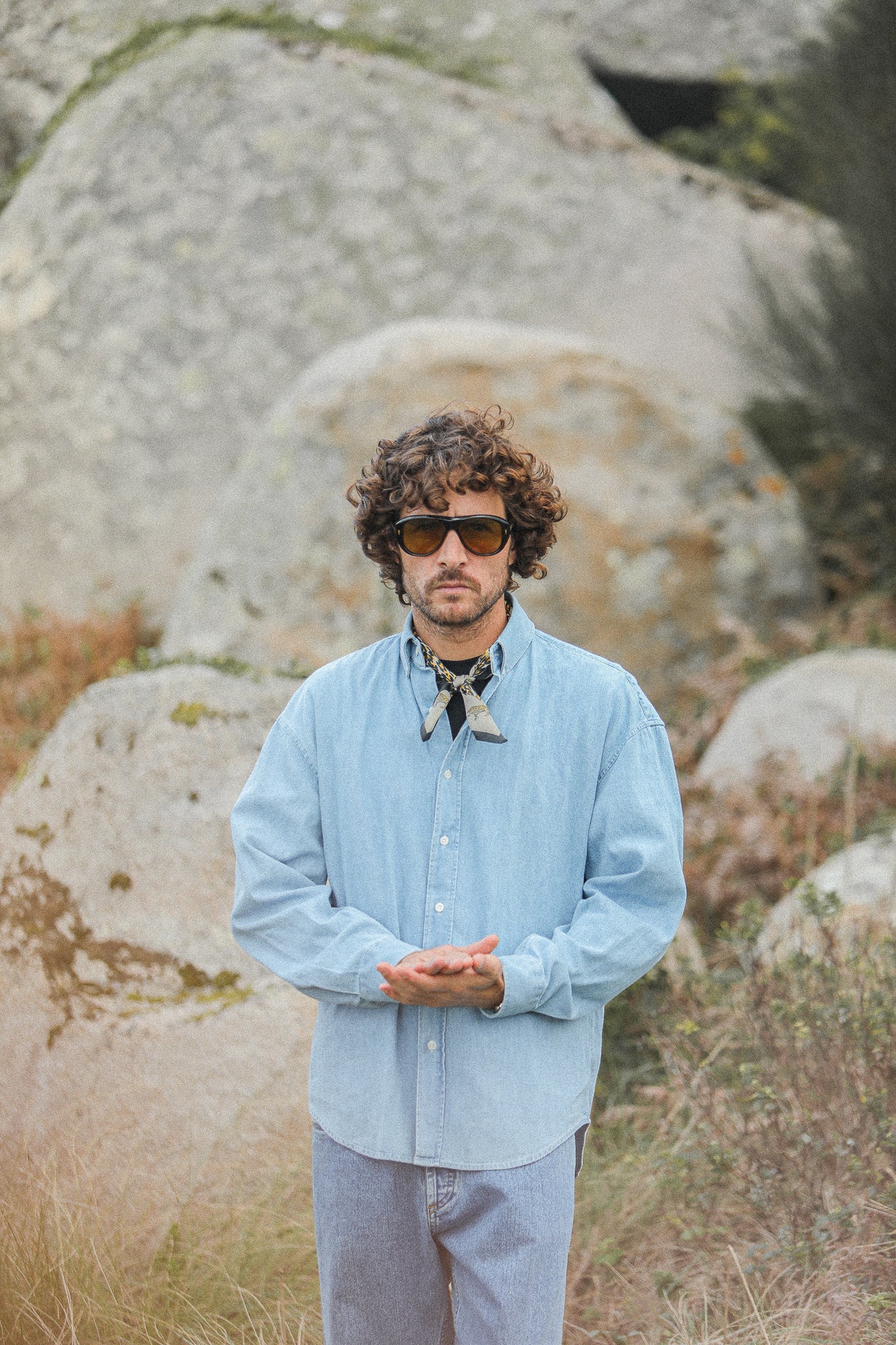 Chemise Denim Japonais Bleached - Modern Fit