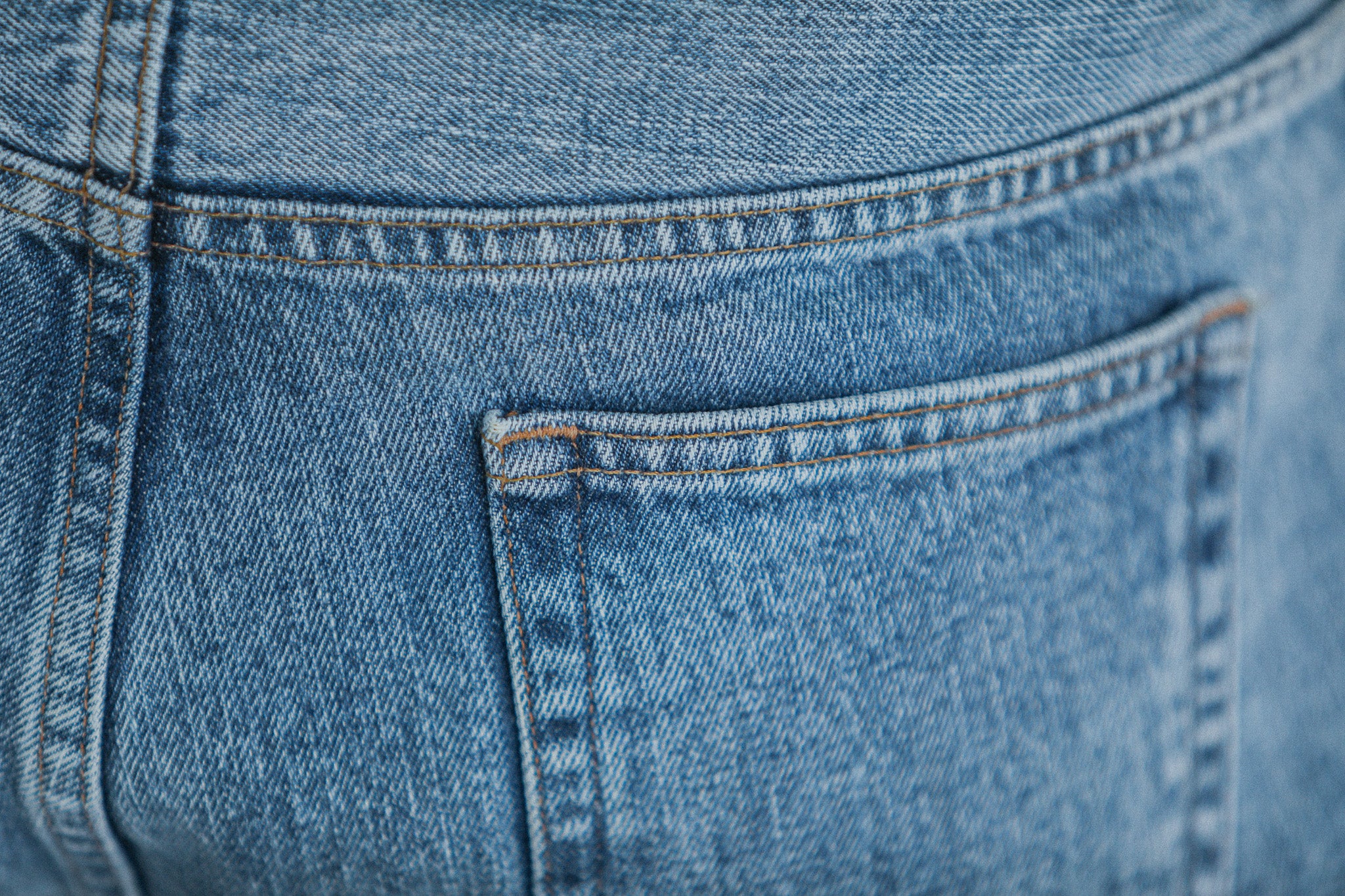 Jean Selvedge Blue Bleached - Tapered Fit