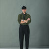 Chino Militaire Pince Simple Black - Comfort Fit