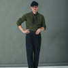 Chino Militaire Pince Simple Navy - Comfort Fit
