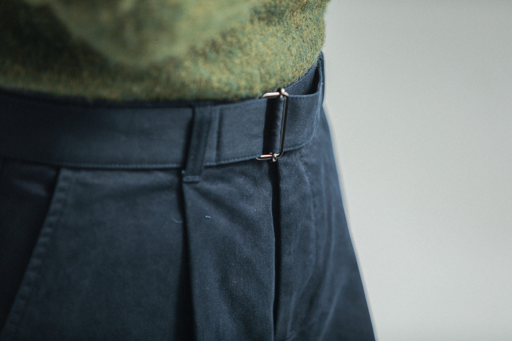 Chino Militaire Pince Simple Navy - Comfort Fit