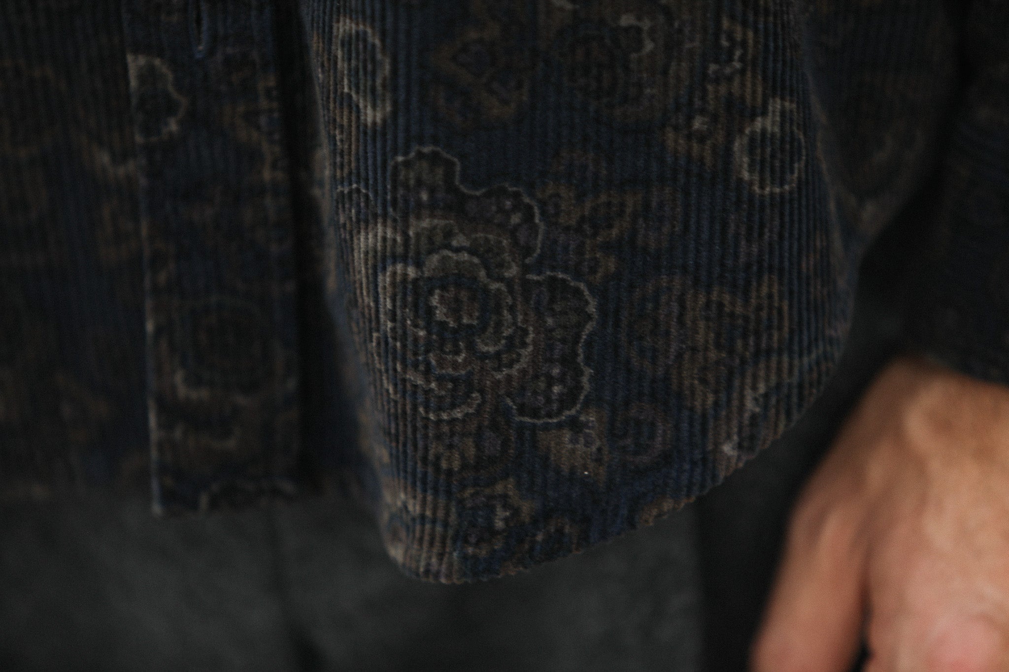 Surchemise Velours Japan Floral - New Modern Fit
