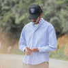 Chemise Oxford Rayures Larges Bleue - Modern Fit